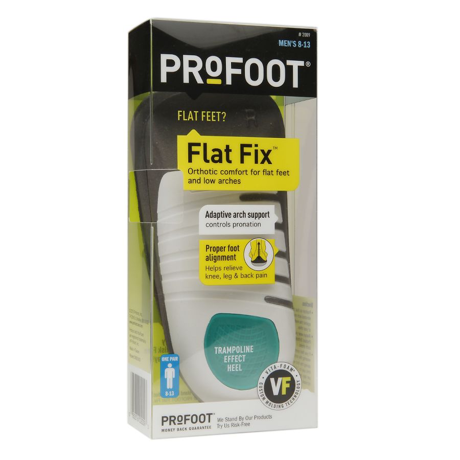 insoles for flat feet walgreens