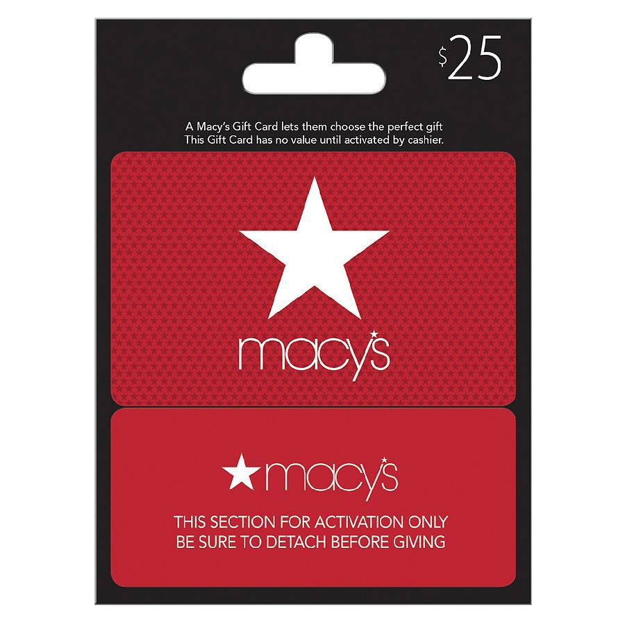 Macy's Gift Card $25 | Walgreens