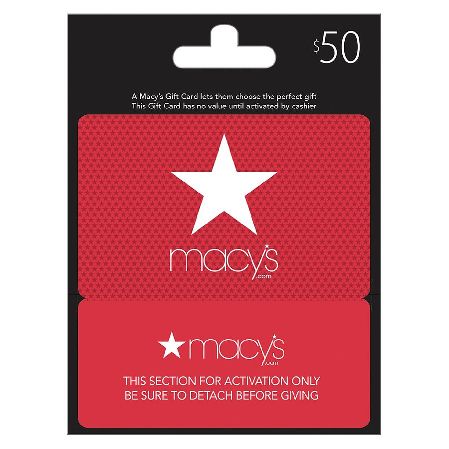 Macy'S Gift Card $50 | Walgreens