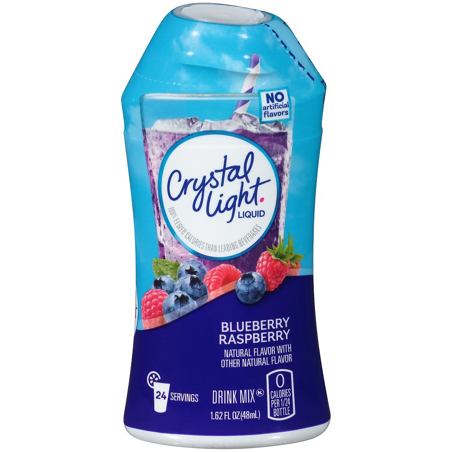 Crystal Light Liquid Drink Mix Blueberry Raspberry | Walgreens