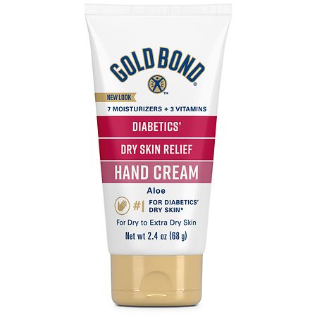 Gold Bond Diabetics' Dry Skin Relief Hand Cream, With Aloe Fragrance Free