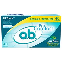 O.b. Pro Comfort Regular Tampons Regular | Walgreens