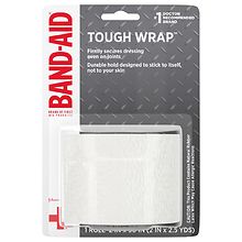Band Aid Brand Tough Wrap Self-Adherent Wound Wrap Medium | Walgreens