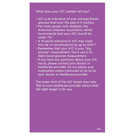 Walgreens A1C Test Kit