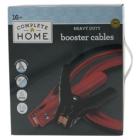 Complete Home Booster Cables 16 Foot Assorted