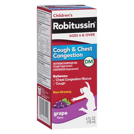 Robitussin Cough and Congestion Grape Flavor