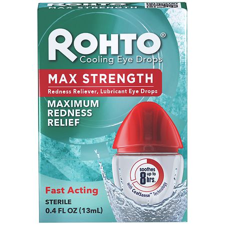 Rohto Max Strength Redness Relieving Eye Drops