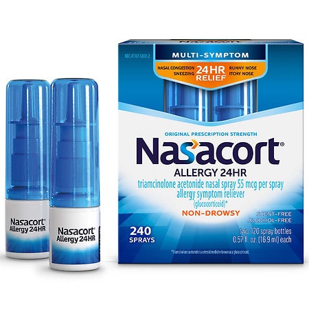 Nasacort 24 Hour Allergy Spray 240 Sprays