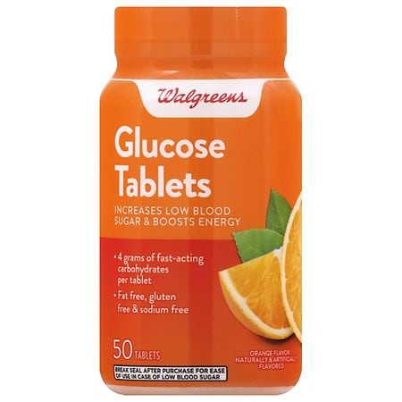 Walgreens Glucose Tablets Orange