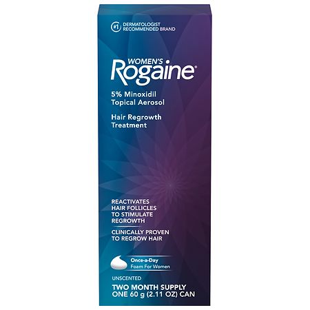 Rogaine Women's Foam For Hair Regrowth 2 Month Supply |