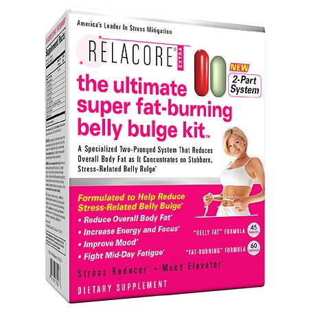Relacore Ultimate Super Fat Burning Belly Bulge Kit, 2-Part System