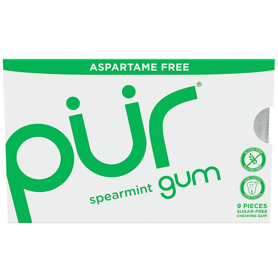 PUR Aspartame Free Chewing Gum Spearmint