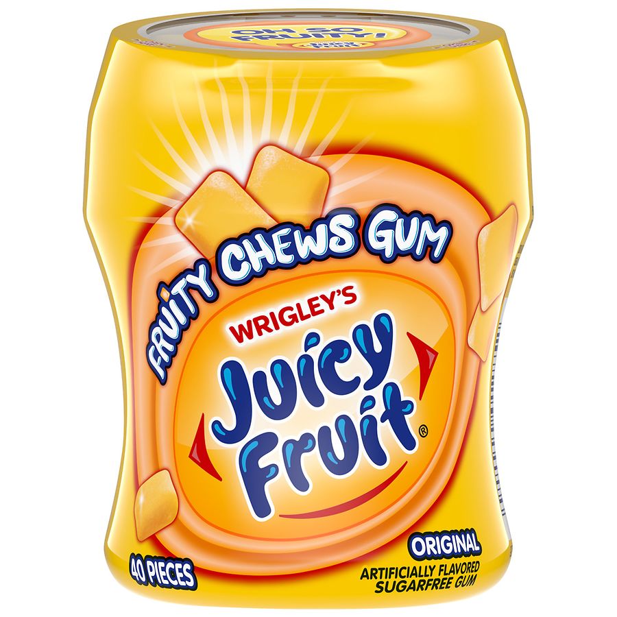 Juicy Fruit Fruity Chews Original Sugar Free Gum Original