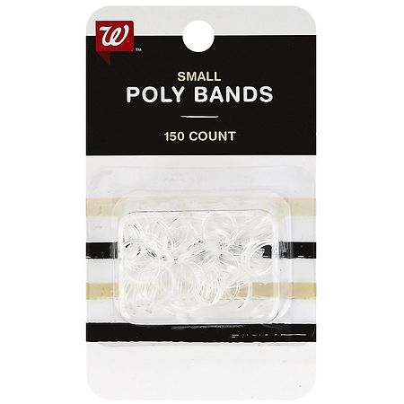 Walgreens Polybands Small Clear