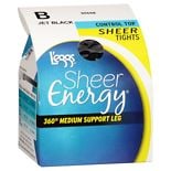 L'eggs® Sheer Energy® Women's Medium Support Leg Sheer Panty Pantyhose - 2  Pack - Suntan, Q - Fry's Food Stores
