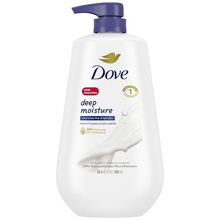 Dove Deep Moisture Body Wash with Pump Deep Moisture