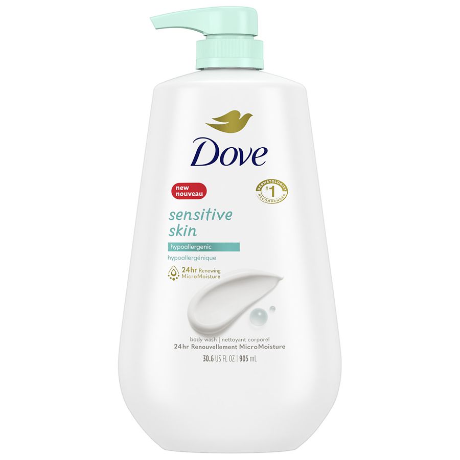 Dove Sensitive Skin Body Wash with Pump Sensitive Skin