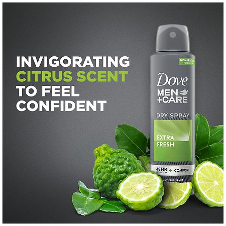 Dove Men+Care Dry Spray Antiperspirant Deodorant Extra Fresh Extra