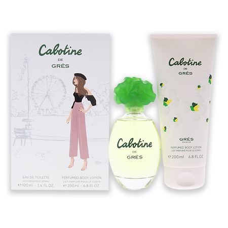 Gres Cabotine Gift Set for Women, 2 Piece Floral