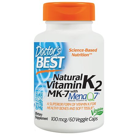 Doctor's Best Natural Vitamin K2 Veggie Caps