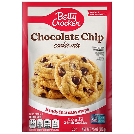 Betty Crocker Chocolate Chip Cookie Mix Chocolate Chip