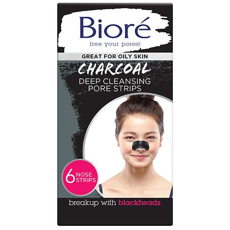 Biore Charcoal Blackhead Remover Pore Strips