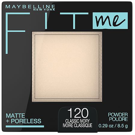 Maybelline Fit Me Matte + Poreless Pressed Face Powder Makeup Classic Ivory