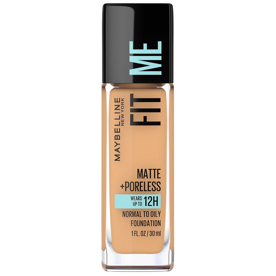 Maybelline Fit Me Matte + Poreless Liquid Foundation Makeup, 310 Sun Beige