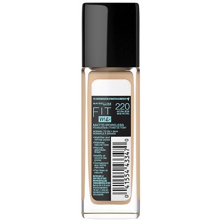 Buy MAYBELLINE NEW YORK, Maybelline New York Foundation Fit Me Matte+  Poreless SPF22 30ml .#220 Natural Beige with Special Promotions