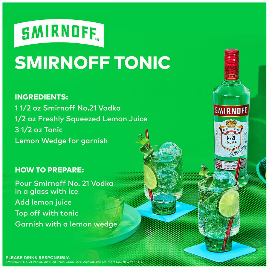 Smirnoff No. 21 80 Proof Vodka, Bottle | Walgreens