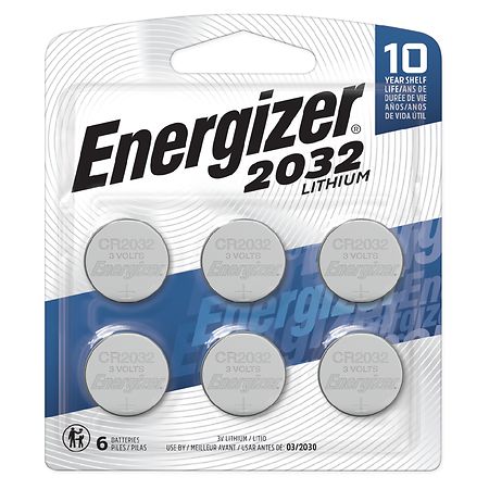 Energizer 2032 Batteries, 3V Lithium Coin CR 2032