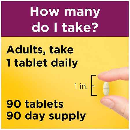 Nature Made Multivitamin For Her 50+ Tablets with No Iron