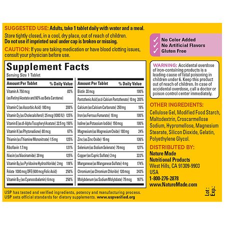 Nature Made Multivitamin For Her Tablets