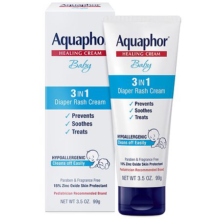 Aquaphor 3-in-1 Diaper Rash Cream