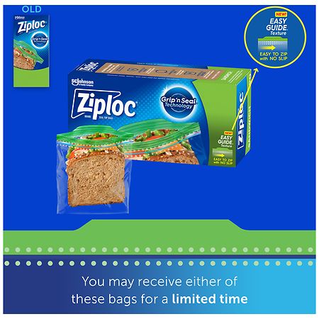 Ziploc Seal Top Sandwich Bags, 580 Ct., Size: One Size