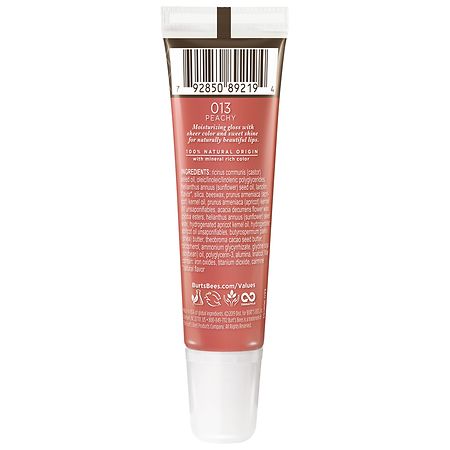 Burt's Bees 100% Natural Origin Moisturizing Lip Shine, Peachy
