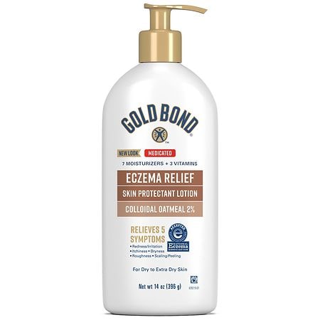 Gold Bond Medicated Eczema Relief Skin Protectant Lotion Fragrance Free