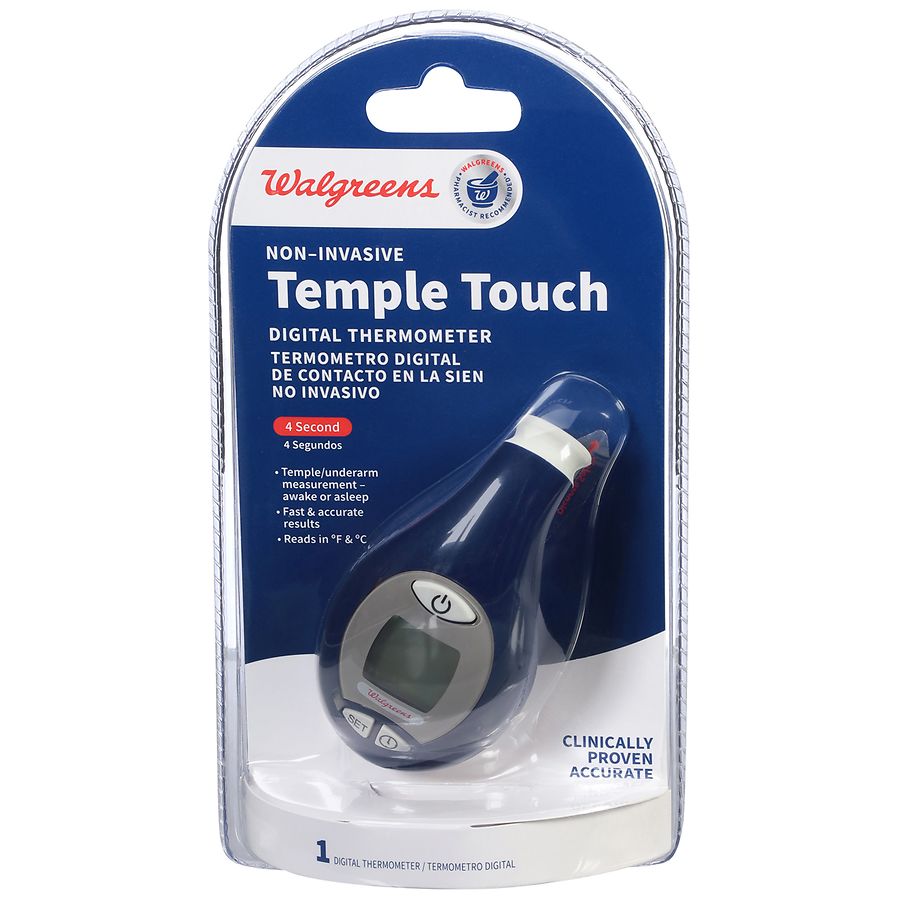 Veridian Healthcare Mini Temple Touch Thermometer 09-331 - The Home Depot