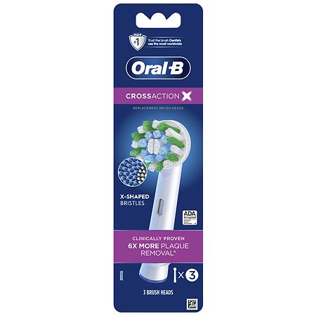Oral-B CrossAction X-Filament Replacement Brush Heads