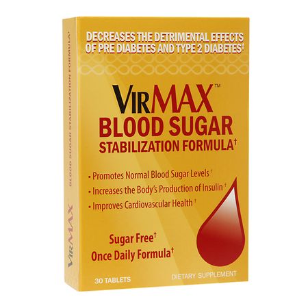VirMAX Blood Sugar Stabilization Formula, Tablets