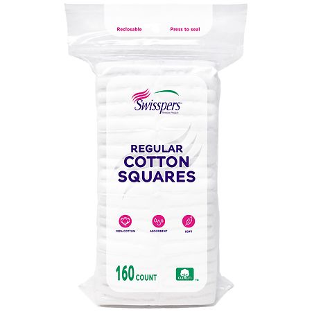 Swisspers 100% Cotton Squares