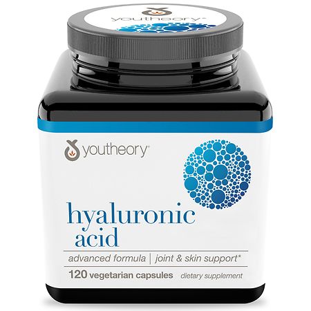 Youtheory Hyaluronic Acid Advanced Formula 120 Capsules (Packaging May Vary)