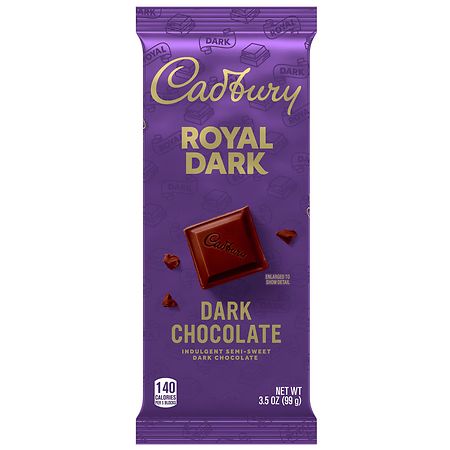 Cadbury Royal Dark Candy, Bar Dark Chocolate