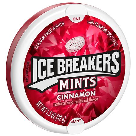 Ice Breakers Sugar Free Mints Tin Cinnamon