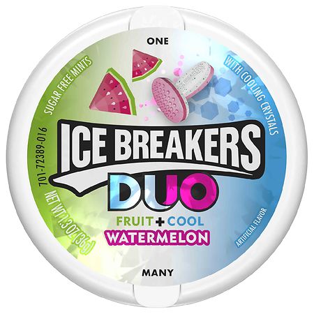 Ice Breakers DUO Watermelon Flavored Mints Watermelon