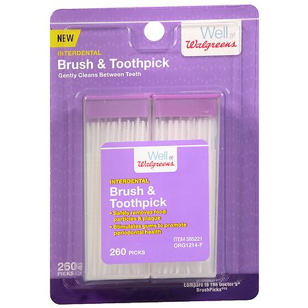 Walgreens Interdental Brush & Toothpick