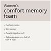 Walgreens Women's Comfort Memory Foam Cushion Insoles Size 5-11-2