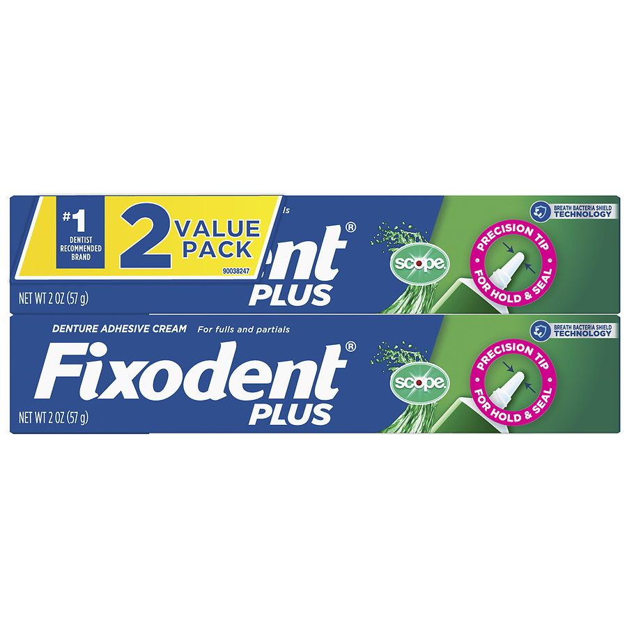 Fixodent ultra max hold dental adhesive pack, 3 ea
