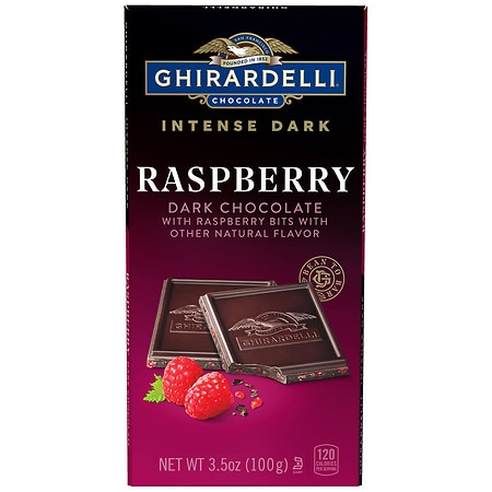 Ghirardelli Intense Dark Raspberry Dark Chocolate Squares Raspberry