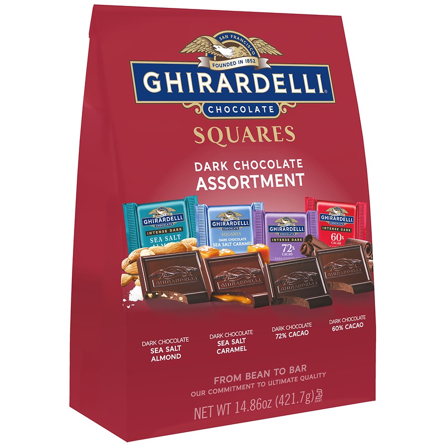 Photo 1 of ***(EXP: 10/31/24)NONREFUNDABLE***Extra Large Squares Bag Dark Chocolate Assortment